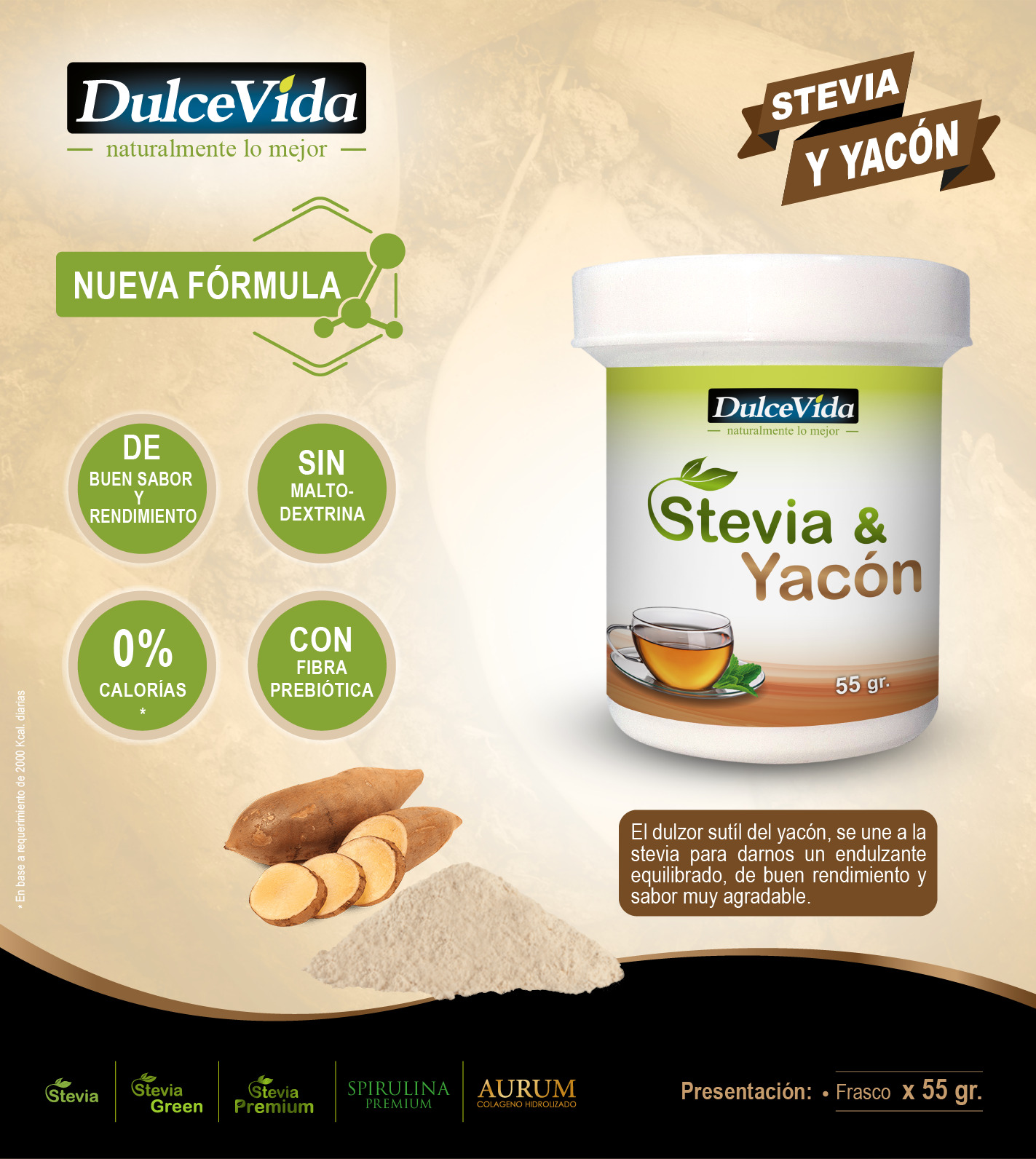 Stevia Yacón